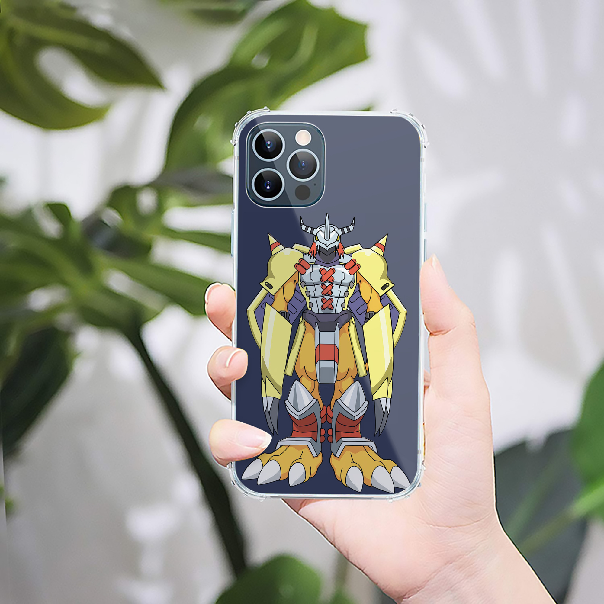（画像用） Digimon デジタルモンスター/デジモン 【iPhone 12シリーズ対応】透明スマホケース（クリアソフトケース）